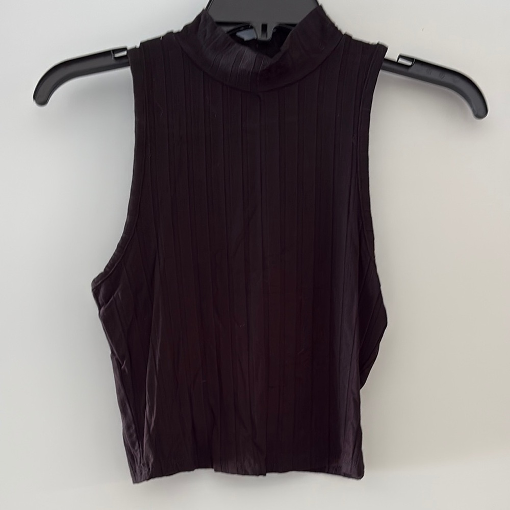 Sleeveless Black Top